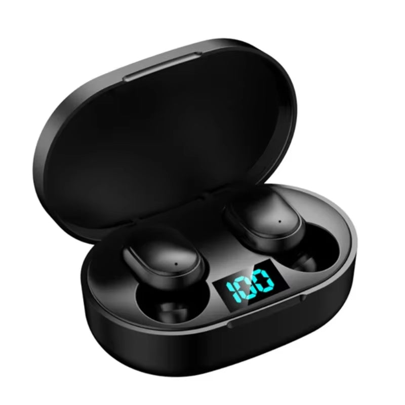 E6S Wireless Earbuds Noise Canceling Waterproof Ear Buds In-Ear Stereo Headphones with LED Display Charging Case