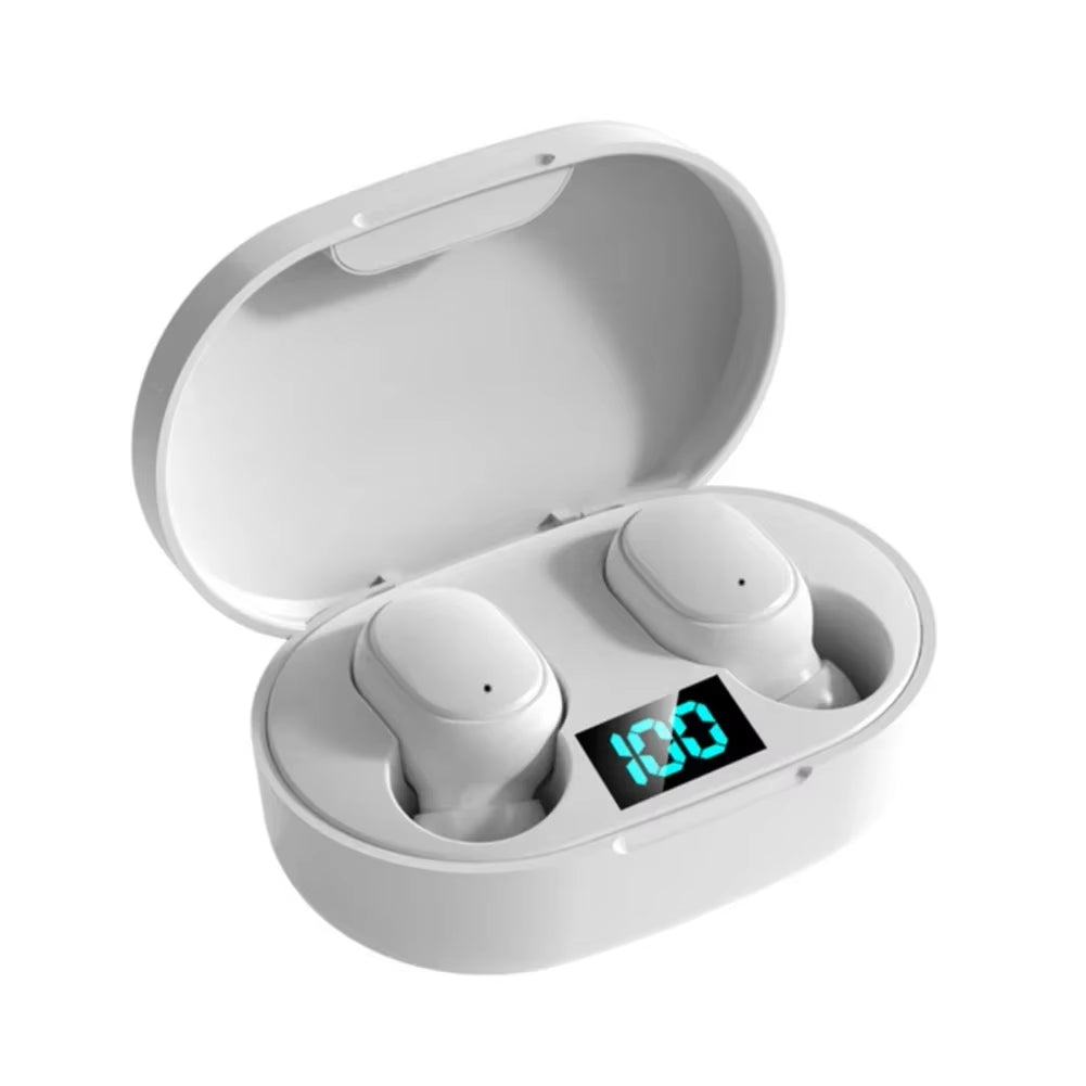 E6S Wireless Earbuds Noise Canceling Waterproof Ear Buds In-Ear Stereo Headphones with LED Display Charging Case