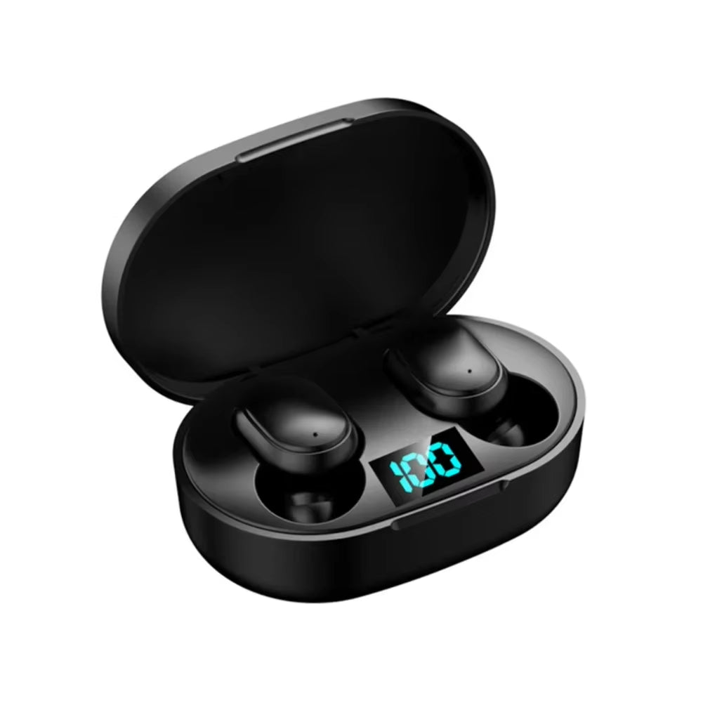 E6S Wireless Earbuds Noise Canceling Waterproof Ear Buds In-Ear Stereo Headphones with LED Display Charging Case