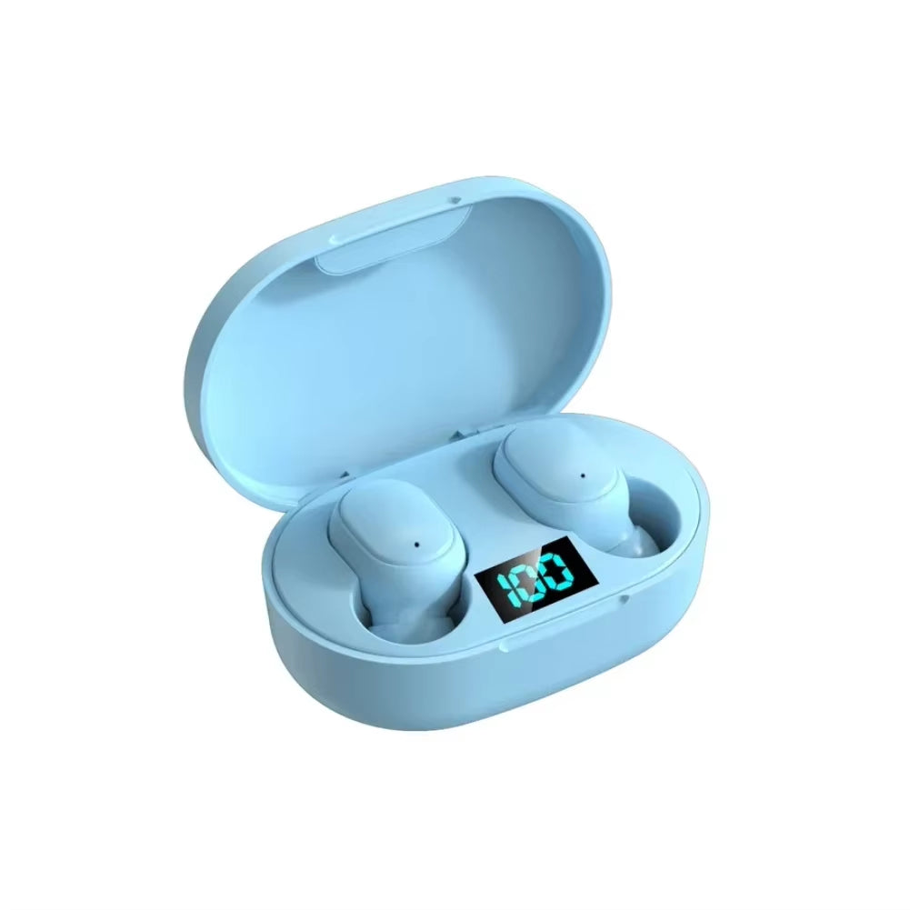 E6S Wireless Earbuds Noise Canceling Waterproof Ear Buds In-Ear Stereo Headphones with LED Display Charging Case